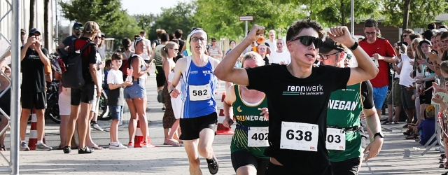 David Koser ( Team Nikar Heidelberg ) siegt über 5 km